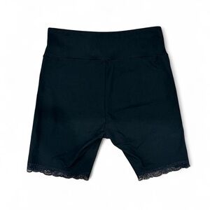 AE Biker Shorts with Lace Trim SZ L